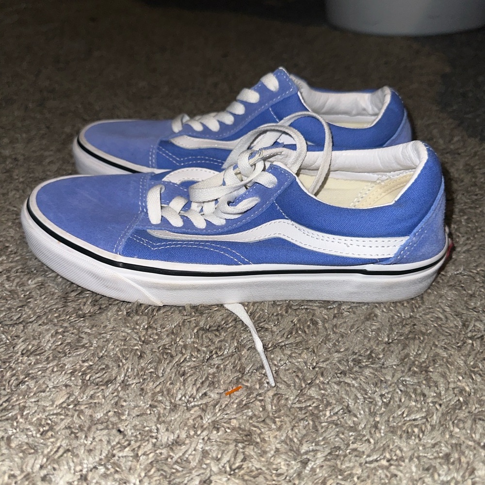 Vans Blue and White Classic Sneakers